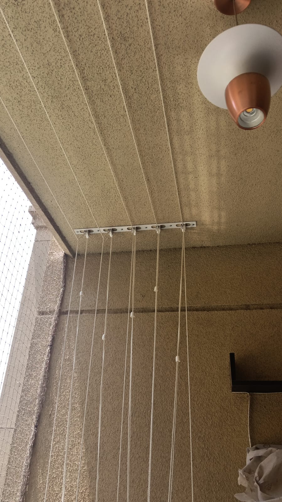 Safe and secure balcony with invisible grill