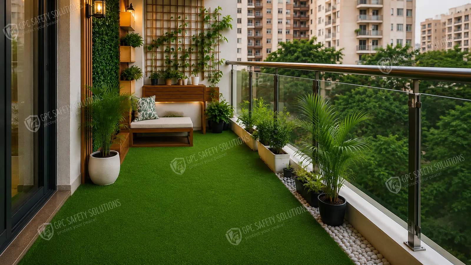 Artificial grass installation